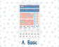 Kit 0268 - HP Mini - Monthly Kit - June - Sea Sweeties - For Mini Happy Planner
