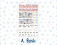 Kit 0270 - HP Mini - Monthly Kit - June - Beachside Bliss - For Mini Happy Planner
