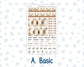 Kit 0303 - HP Mini - Monthly Kit - November - Into The Woods - For Mini Happy Planner