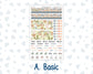 Kit 0300 - HP Mini - Monthly Kit - October - Autumn Stroll - For Mini Happy Planner