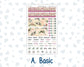 Kit 0307 - HP Mini - Monthly Kit - December - Velvet Hearth - For Mini Happy Planner