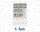 Kit 0275 - HP Mini - Monthly Kit - July - Tropical Safari Blush - For Mini Happy Planner