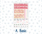 Kit 0254 - HP Mini - Monthly Kit - February - Valentine Village - For Mini Happy Planner