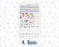 Kit 0279 - HP Mini - Monthly Kit - August - Not Ready For School - For Mini Happy Planner