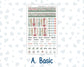 Kit 0245 - HP Mini - Monthly Kit - December - Vintage Christmas - For Mini Happy Planner