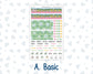 Kit 0267 - HP Mini - Monthly Kit - May - Flowers For Mama - For Mini Happy Planner