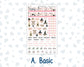 Kit 0297 - HP Mini - Monthly Kit - October - Pink Spell - For Mini Happy Planner