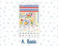 Kit 0220 - HP Mini - Monthly Kit - June - June Berries - For Mini Happy Planner