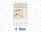 Kit 0259 - HP Mini - Monthly Kit - March - Spring Garden Chores - For Mini Happy Planner