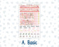 Kit 0294 - HP Mini - Monthly Kit - September - Rosy Reveria - For Mini Happy Planner