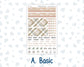 Kit 0301 - HP Mini - Monthly Kit - November - Sunday Comfort - For Mini Happy Planner