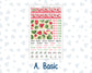 Kit 0276 - HP Mini - Monthly Kit - July - Melon Crush - For Mini Happy Planner