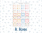 Kit 0270 - HP Mini - Monthly Kit - June - Beachside Bliss - For Mini Happy Planner