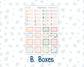 Kit 0259 - HP Mini - Monthly Kit - March - Spring Garden Chores - For Mini Happy Planner