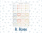 Kit 0261 - HP Mini - Monthly Kit - April - Llama Spring - For Mini Happy Planner