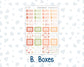Kit 0235 - HP Mini - Monthly Kit - September - Apple Orchard - For Mini Happy Planner