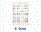 Kit 0307 - HP Mini - Monthly Kit - December - Velvet Hearth - For Mini Happy Planner