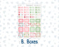 Kit 0276 - HP Mini - Monthly Kit - July - Melon Crush - For Mini Happy Planner