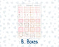 Kit 0297 - HP Mini - Monthly Kit - October - Pink Spell - For Mini Happy Planner