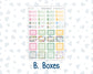 Kit 0267 - HP Mini - Monthly Kit - May - Flowers For Mama - For Mini Happy Planner