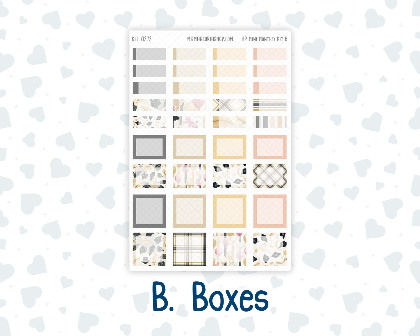 Kit 0272 - HP Mini - Monthly Kit - May - Graduation - For Mini Happy Planner