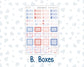 Kit 0273 - HP Mini - Monthly Kit - July - Americana In Bloom - For Mini Happy Planner