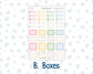Kit 0260 - HP Mini - Monthly Kit - April - Pastel Egg Hunt - For Mini Happy Planner