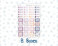 Kit 0236 - HP Mini - Monthly Kit - October - Sweet & Spooky - For Mini Happy Planner