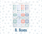 Kit 0247 - HP Mini - Monthly Kit - December - Snow Day Adventures - For Mini Happy Planner