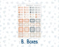 Kit 0237 - HP Mini - Monthly Kit - October - Forest Folk - For Mini Happy Planner