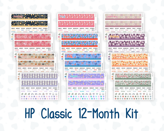 HP Classic - 12-Month Kit - 2026 -  For Classic Happy Planner