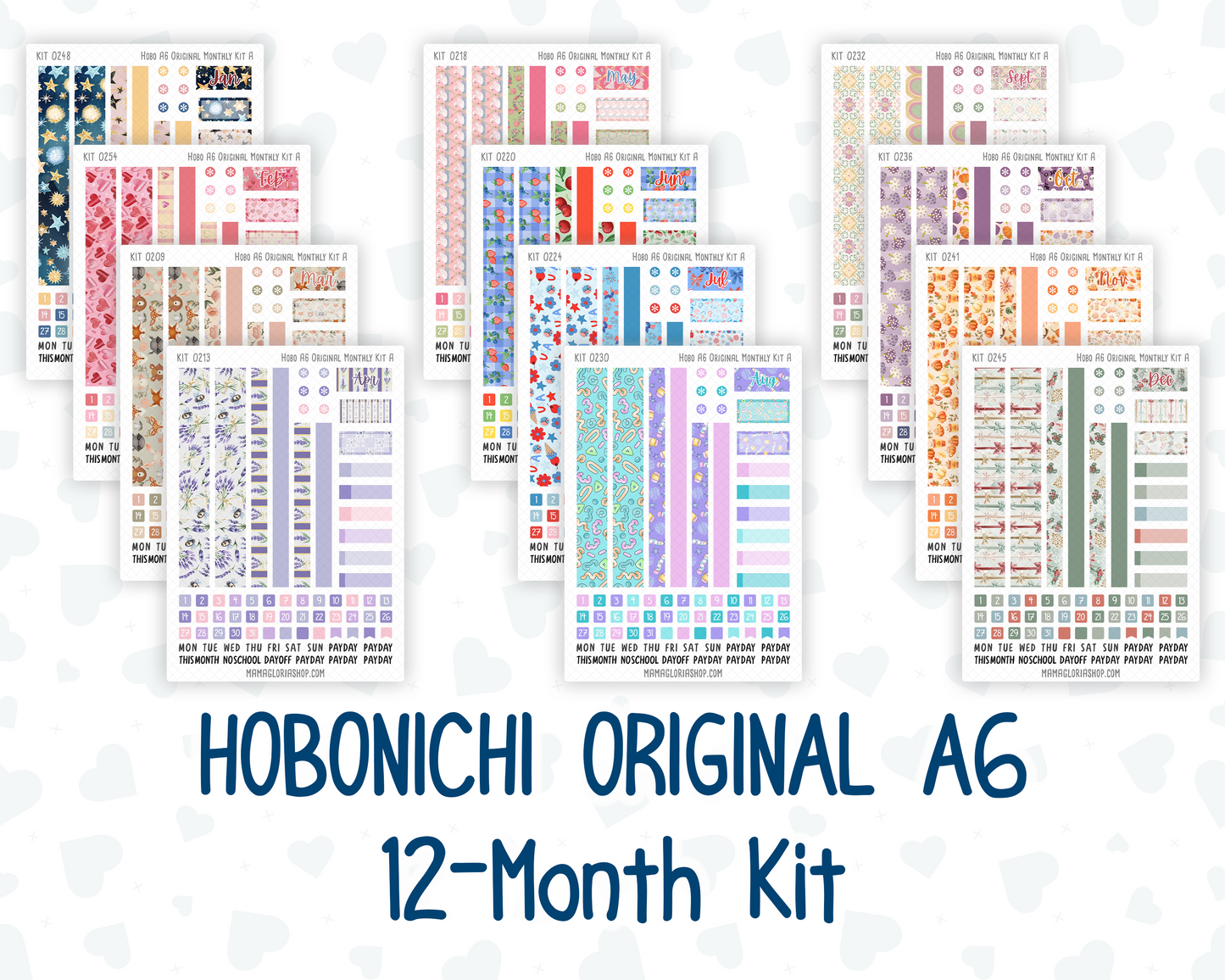 12-Month Kit -  For Hobonichi OriginalA6 - 2026