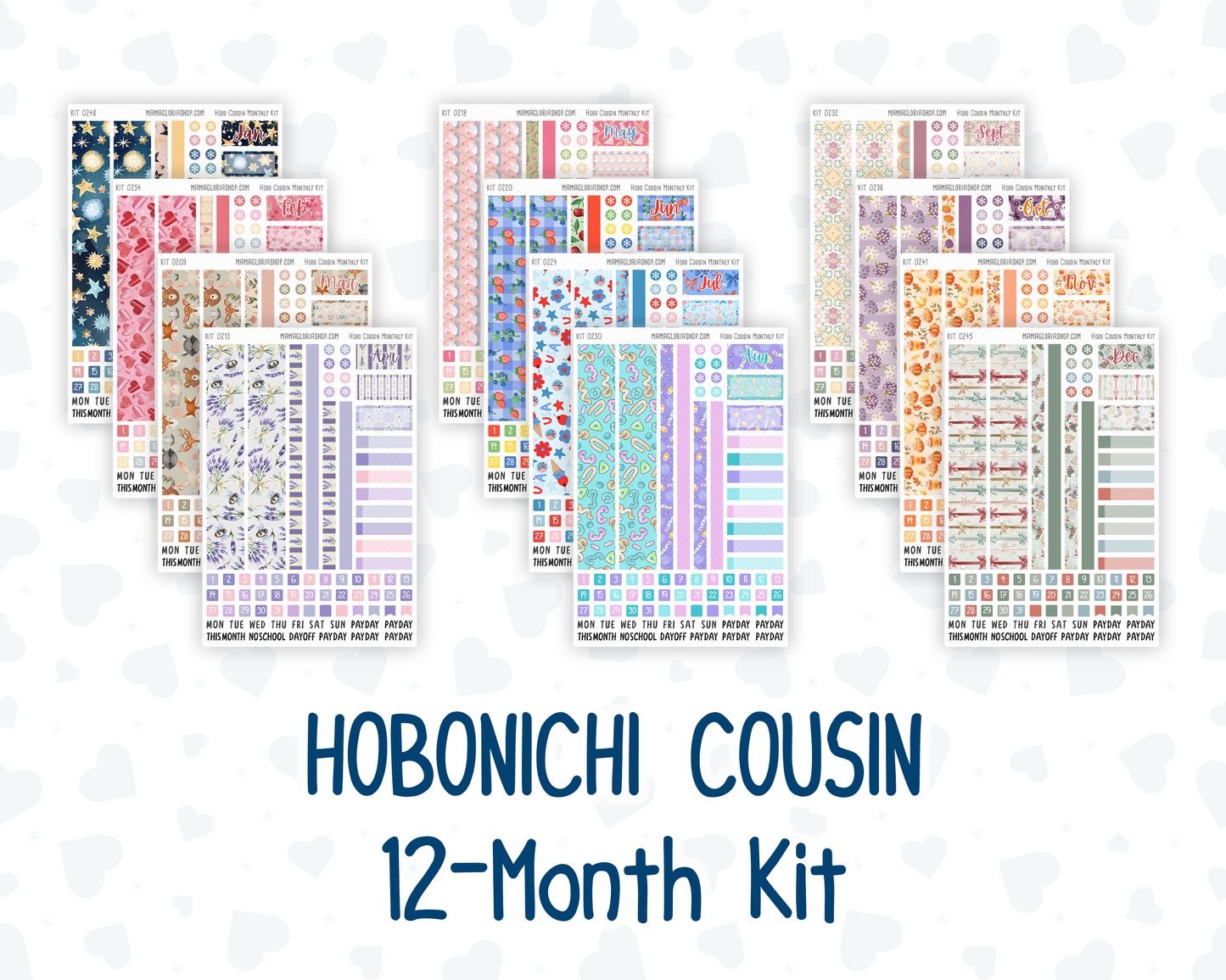 12-Month Kit -  For Hobonichi Cousin A5 - 2026
