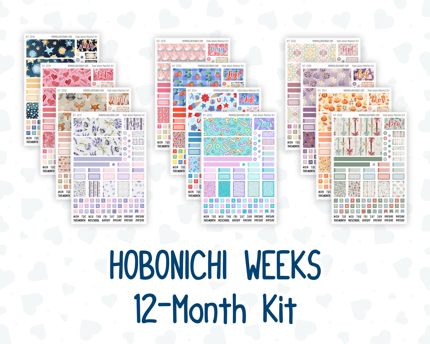 12-Month Kit -  For Hobonichi Weeks - 2026