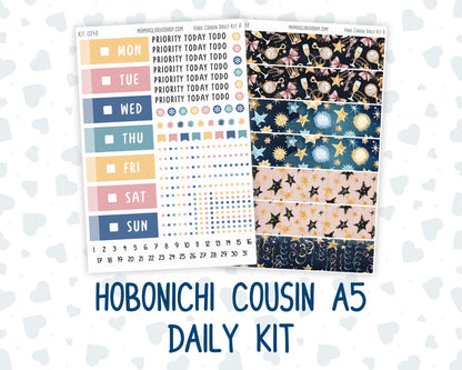 Kit 0248 - Hobonichi Cousin - Daily Kit - January - Midnight Countdown