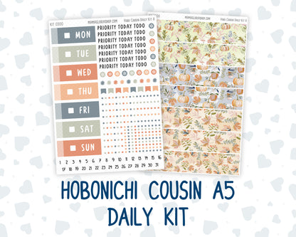 Kit 0300 - Hobonichi Cousin - Daily Kit - October - Autumn Stroll