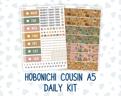 Kit 0243 - Hobonichi Cousin - Daily Kit - November - Boho Autumn