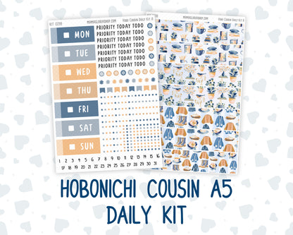 Kit 0299 - Hobonichi Cousin - Daily Kit - October - Book Nook