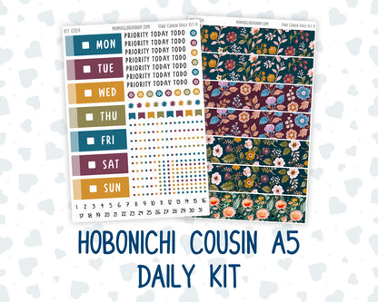 Kit 0304 - Hobonichi Cousin - Daily Kit - November - Autumn In Bloom
