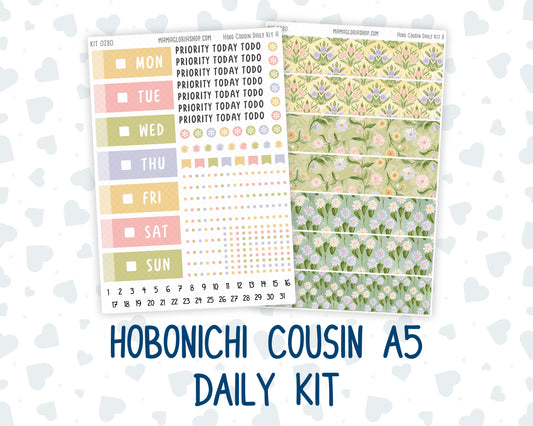 Kit 0280 - Hobonichi Cousin - Daily Kit - Half Past Six In August