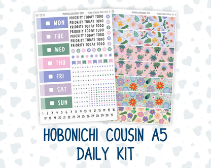 Kit 0258 - Hobonichi Cousin - Daily Kit - March - Plant Therapy
