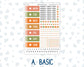 Kit 0233 - Hobonichi Cousin - Daily Kit - September - Cinnamon Days