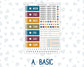 Kit 0304 - Hobonichi Cousin - Daily Kit - November - Autumn In Bloom
