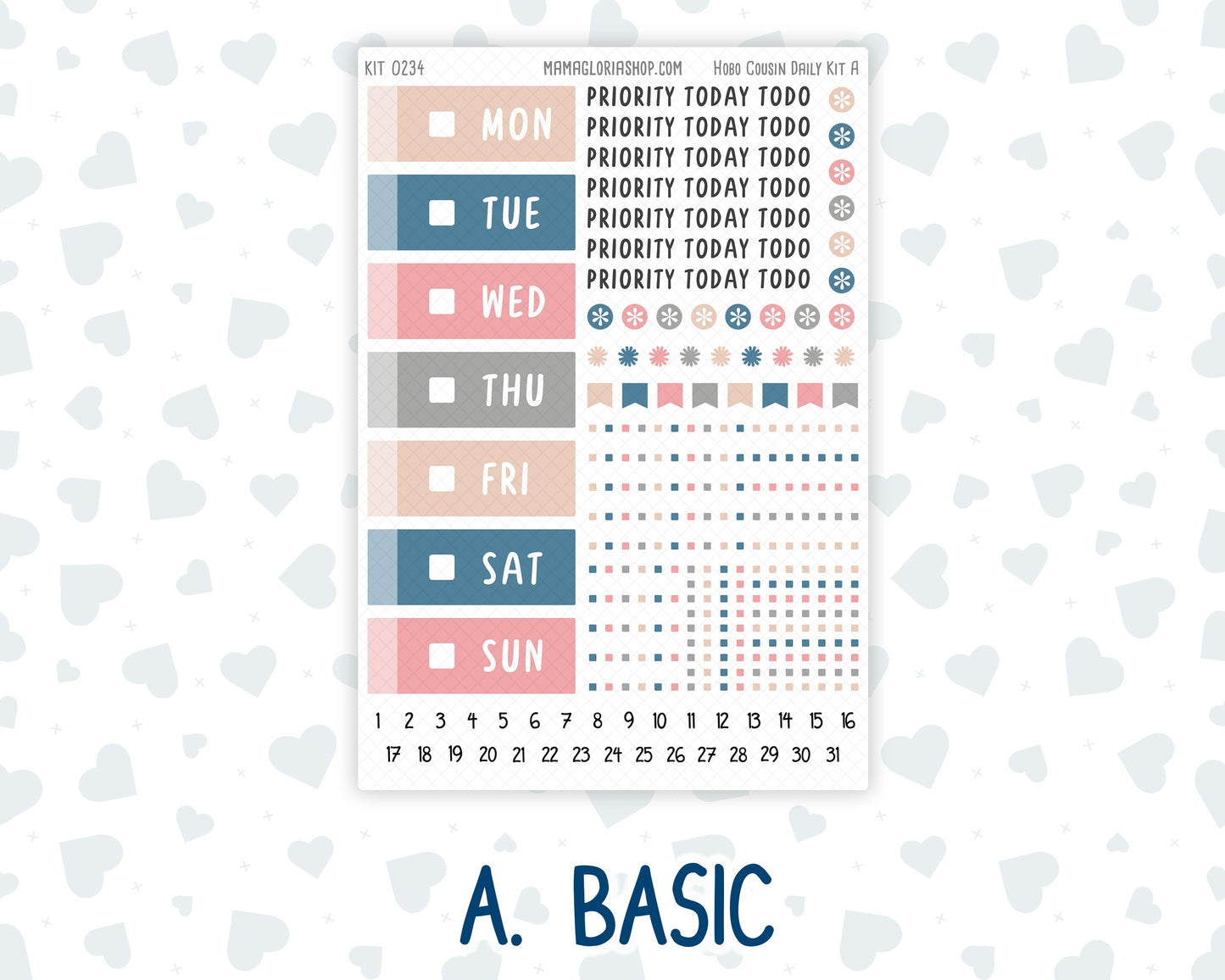 Kit 0234 - Hobonichi Cousin - Daily Kit - September – Reader’s Escape - September