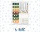 Kit 0242 - Hobonichi Cousin - Daily Kit - November - Cottage Autumn