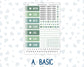 Kit 0264 - Hobonichi Cousin - Daily Kit - May - Spring Walk