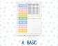 Kit 0279 - Hobonichi Cousin - Daily Kit - August - Not Ready For School