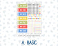 Kit 0269 - Hobonichi Cousin - Daily Kit - June - Dolce Mare