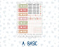 Kit 0308 - Hobonichi Cousin - Daily Kit - December - Knit & Holly