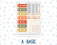 Kit 0239 - Hobonichi Cousin - Daily Kit - October - October Stroll